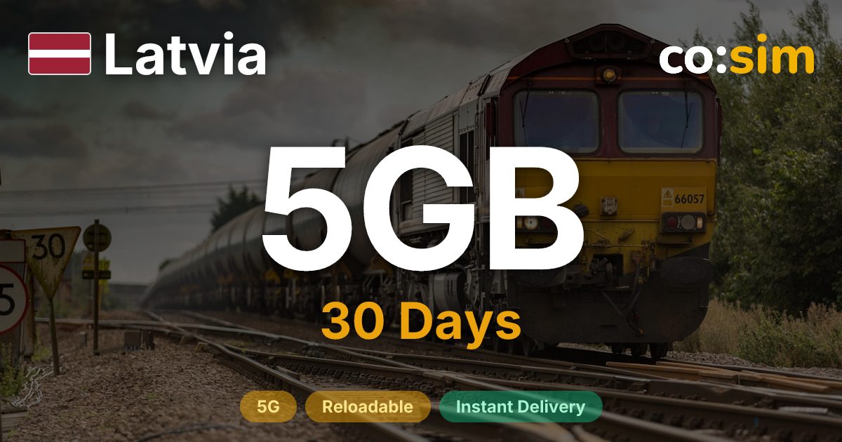 Latvia eSIM — 5GB
