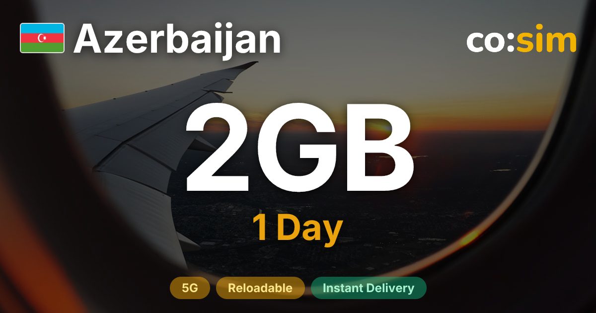 Azerbaijan eSIM — 2GB+∞