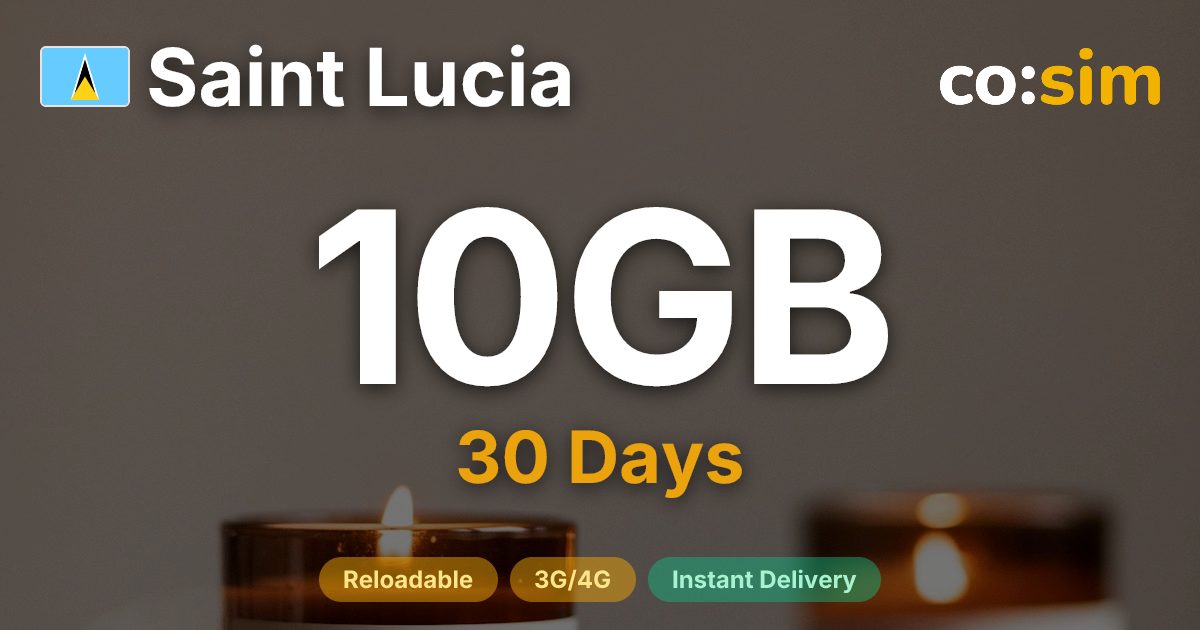 Santa Lucía eSIM — 10GB