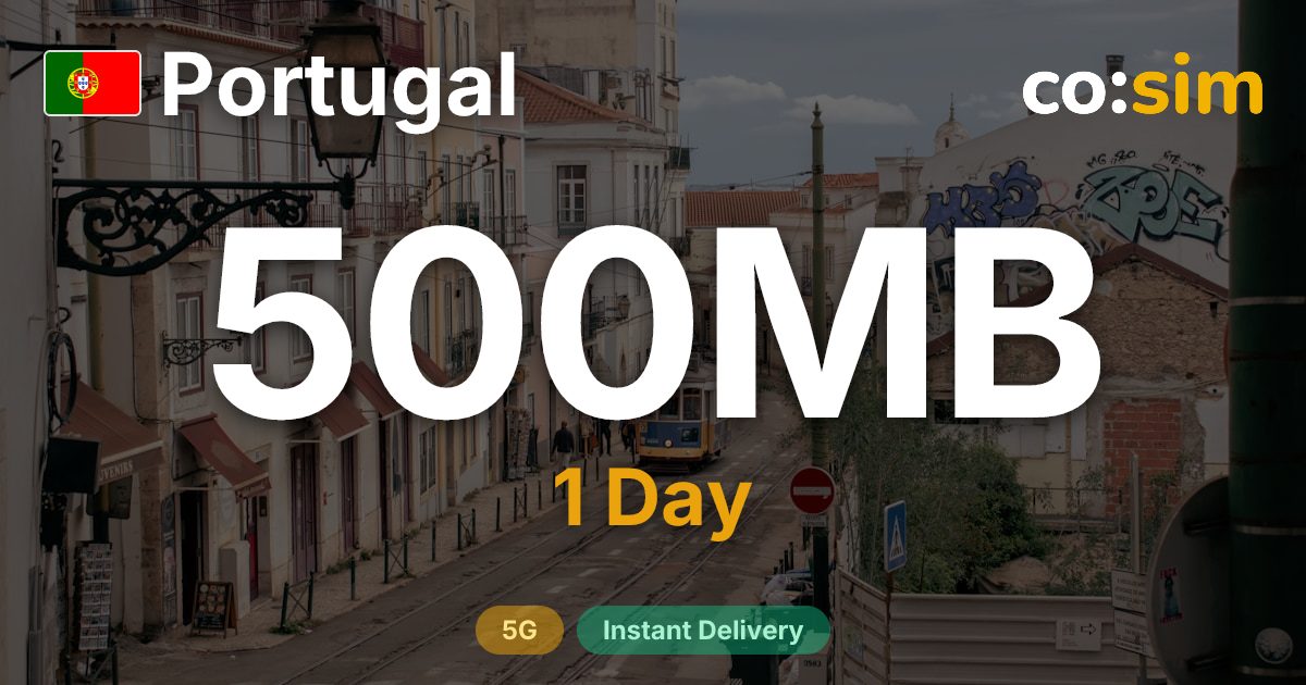 Portugal eSIM — 500MB+∞