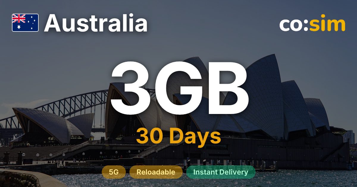 Australia eSIM — 3GB