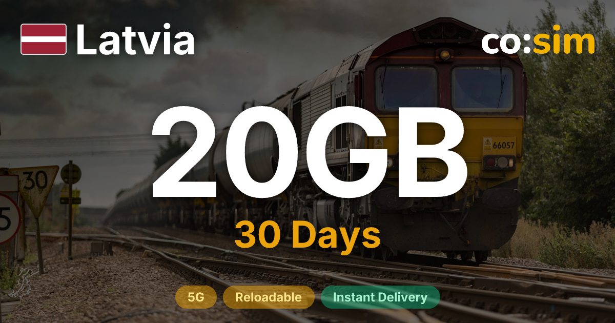 Latvia eSIM — 20GB