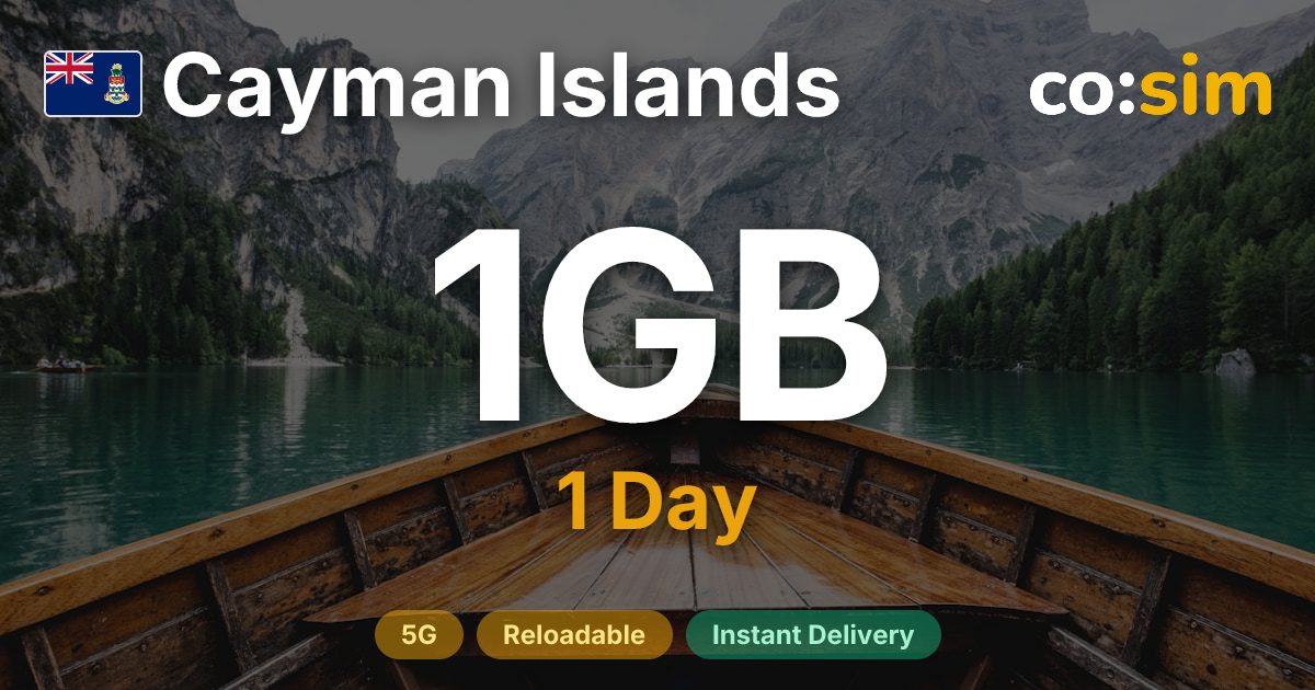 ケイマン諸島 eSIM — 1GB+∞