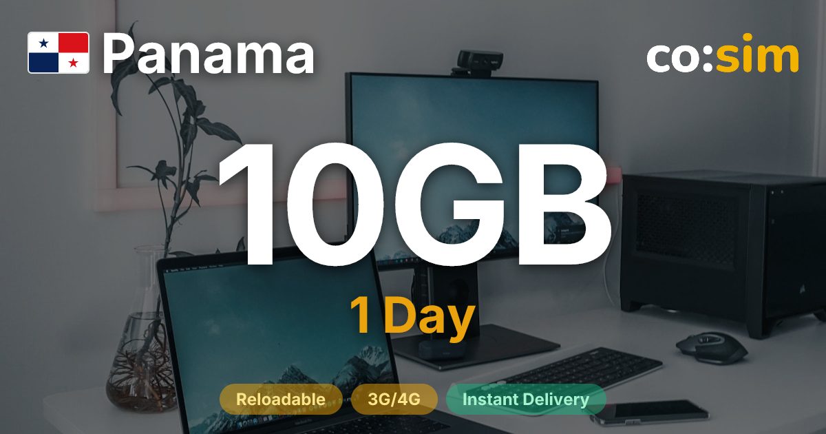 Panama eSIM — 10GB+∞