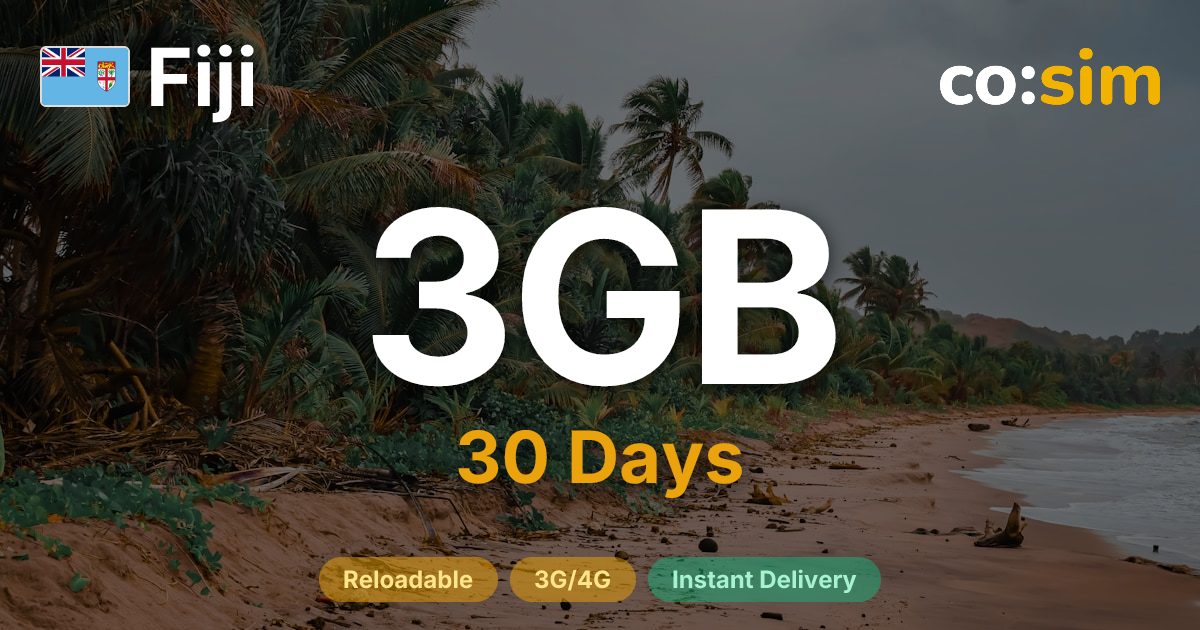 Fiji eSIM — 3GB