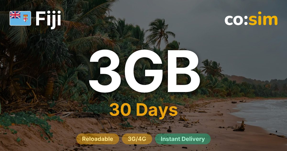 Fiyi eSIM — 3GB