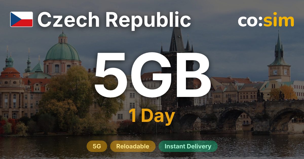 Czechia eSIM — 5GB+∞