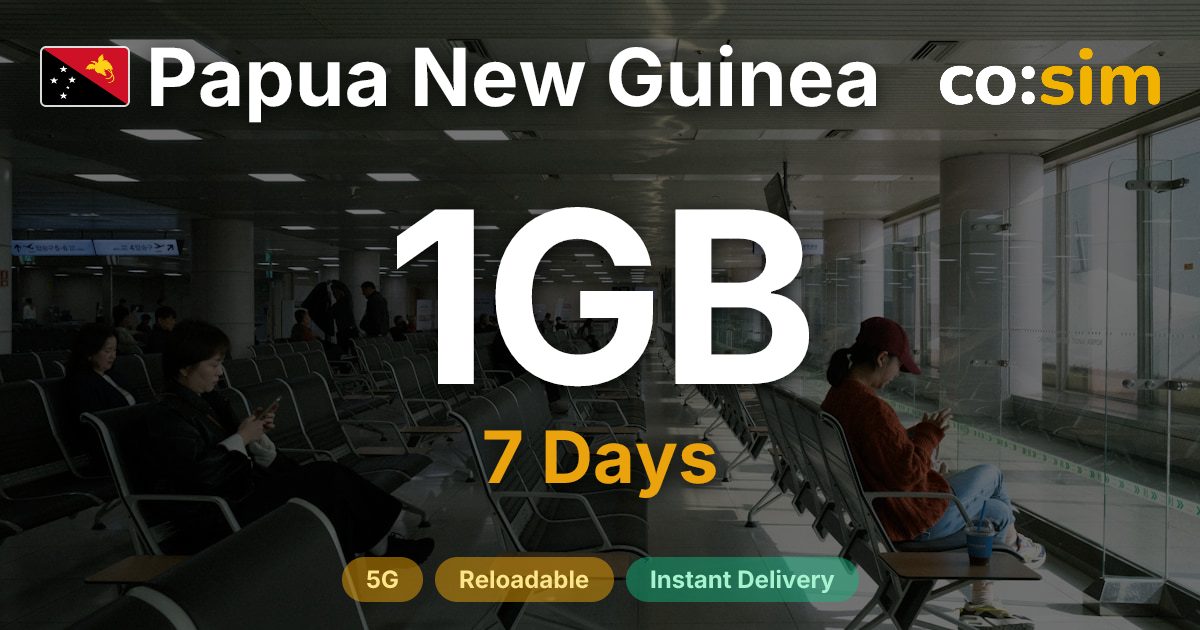 Papua New Guinea eSIM — 1GB