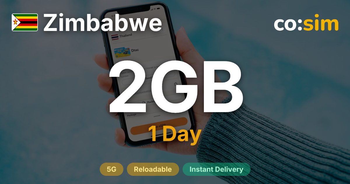 Zimbabwe eSIM — 2GB+∞
