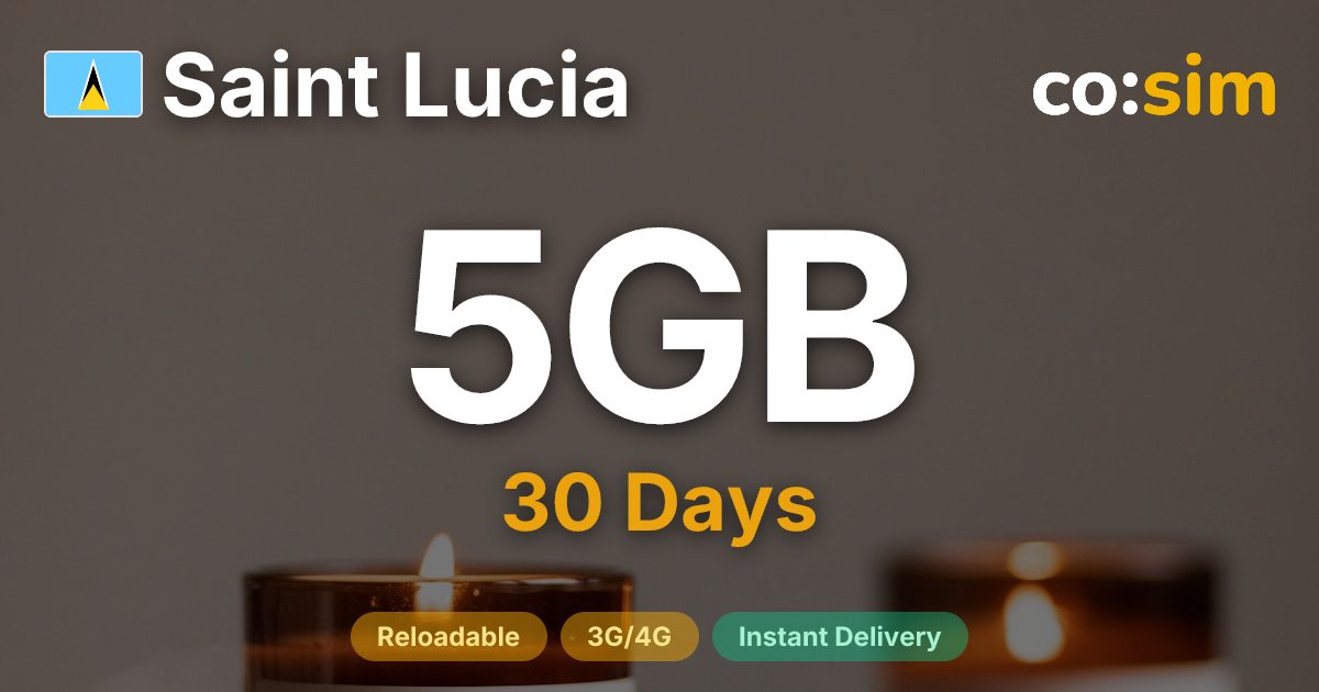 Saint Lucia eSIM — 5GB