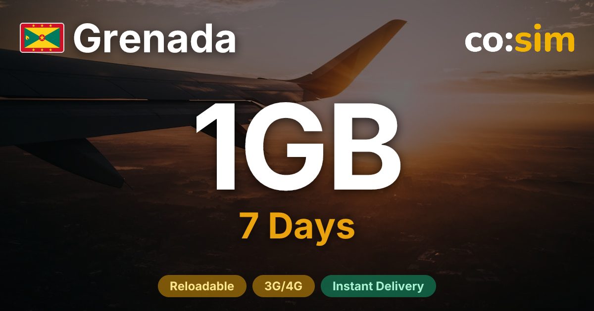 Grenada eSIM — 1GB