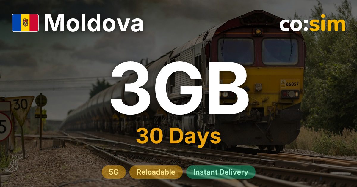 Moldau eSIM — 3GB