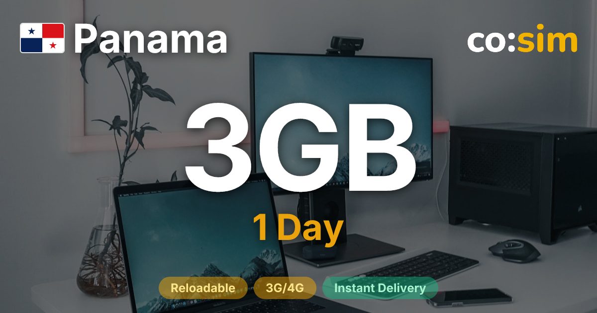 파나마 eSIM — 3GB+∞