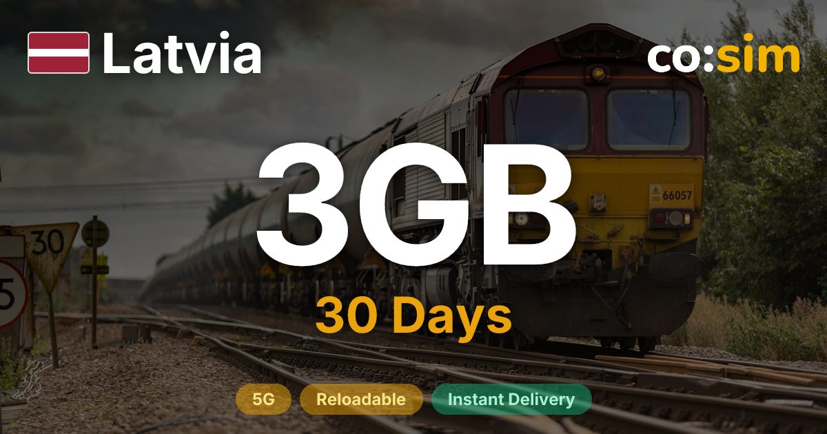 Latvia eSIM — 3GB
