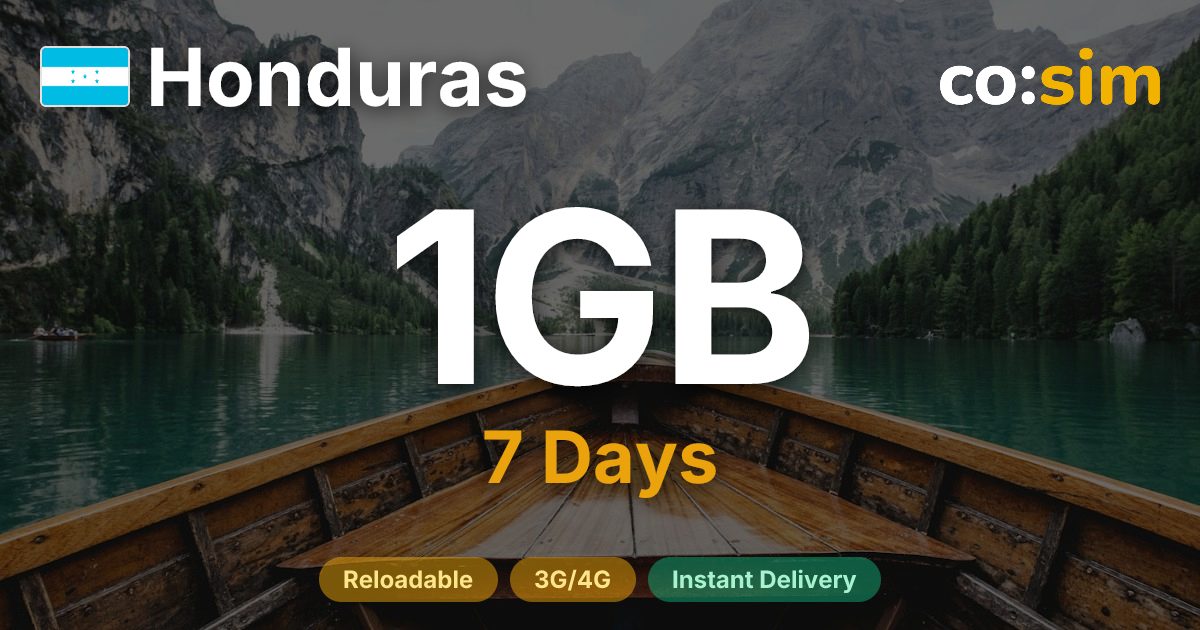 Honduras eSIM — 1GB