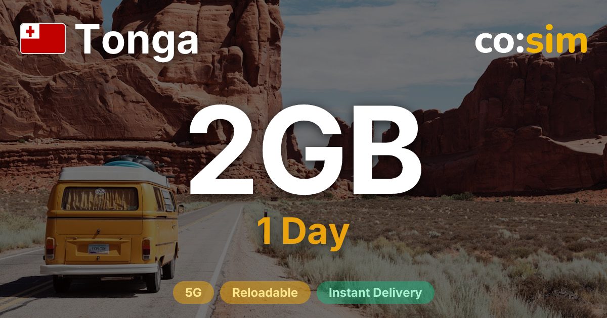 Tonga eSIM — 2GB+∞