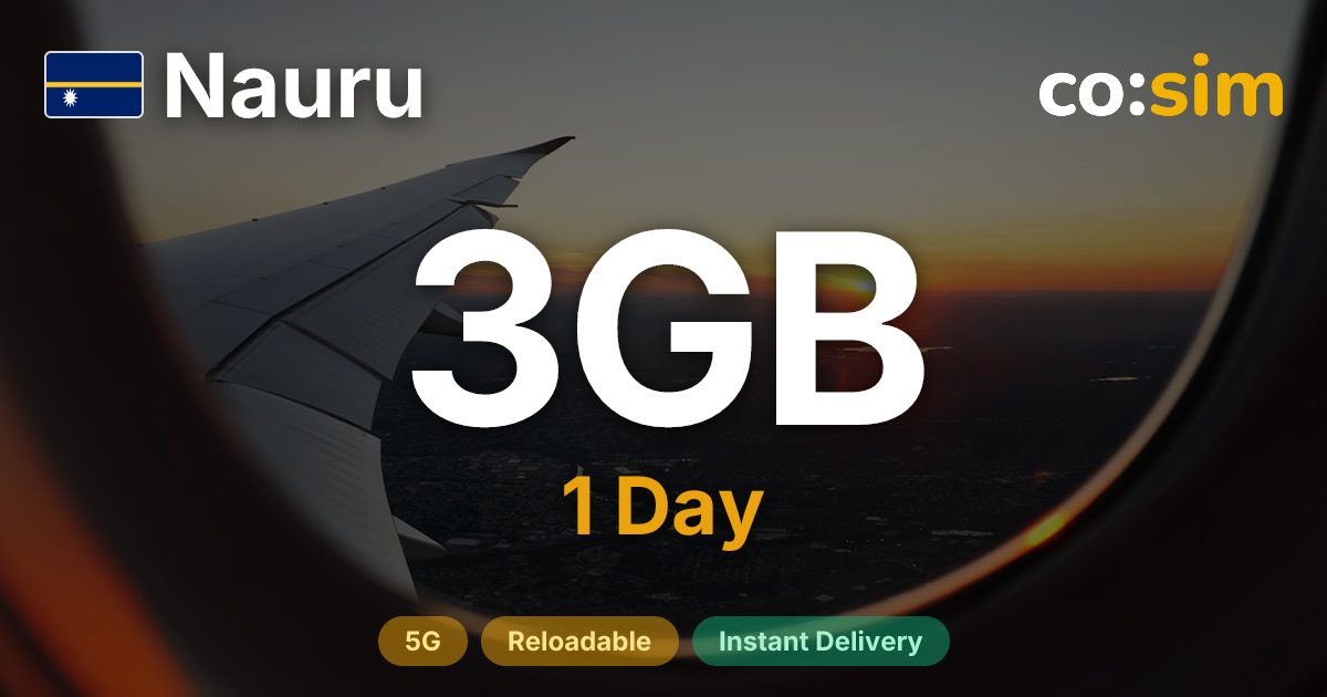 Nauru eSIM — 3GB+∞