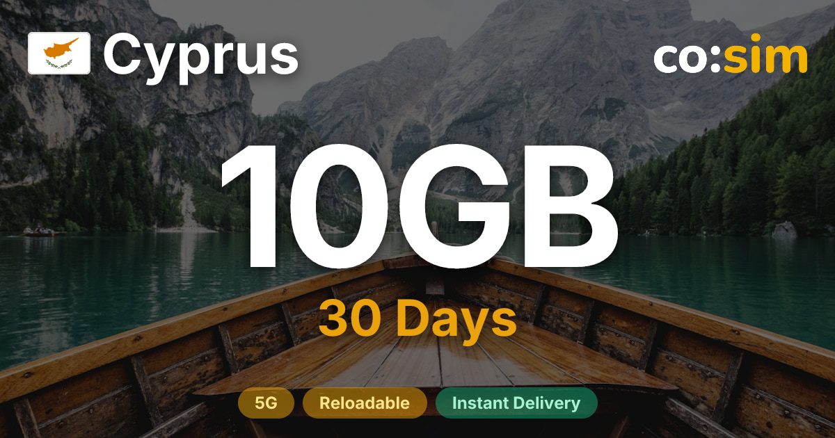 Cyprus eSIM — 10GB