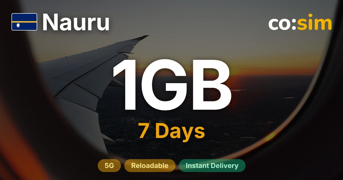 Nauru eSIM — 1GB