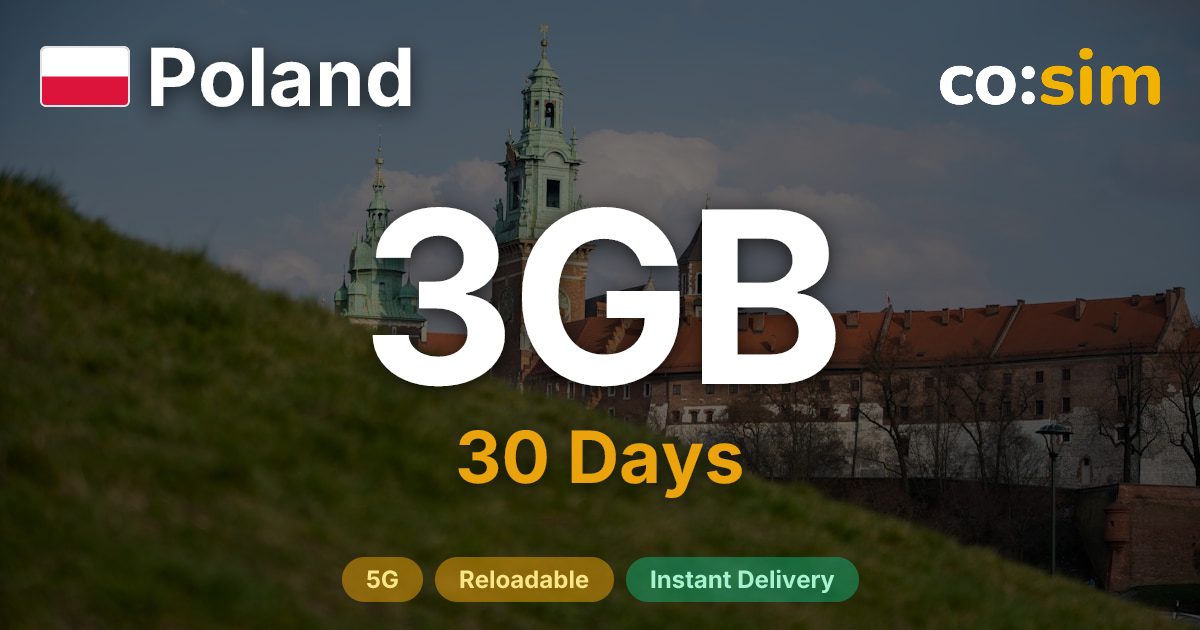 Poland eSIM — 3GB