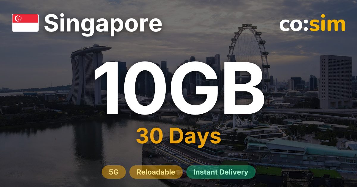 Singapore eSIM — 10GB
