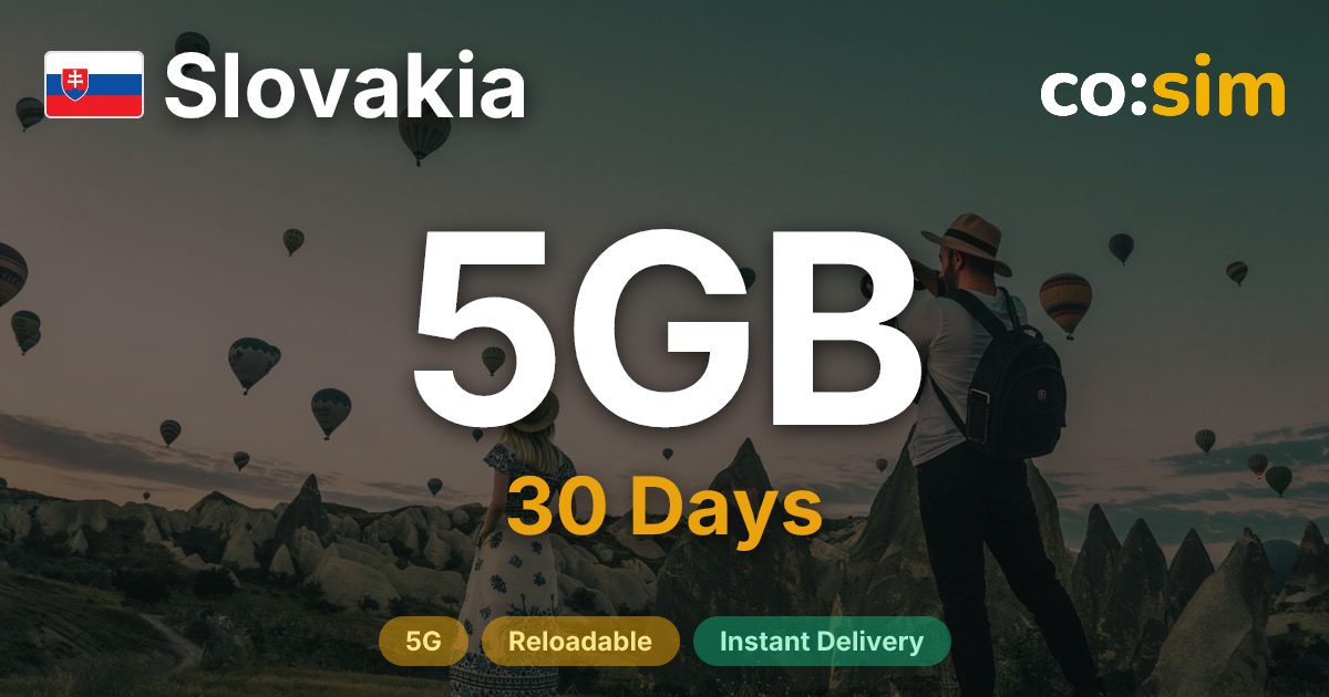 Slovakia eSIM — 5GB