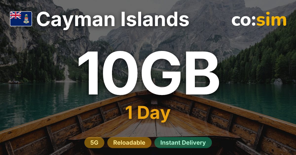 ケイマン諸島 eSIM — 10GB+∞