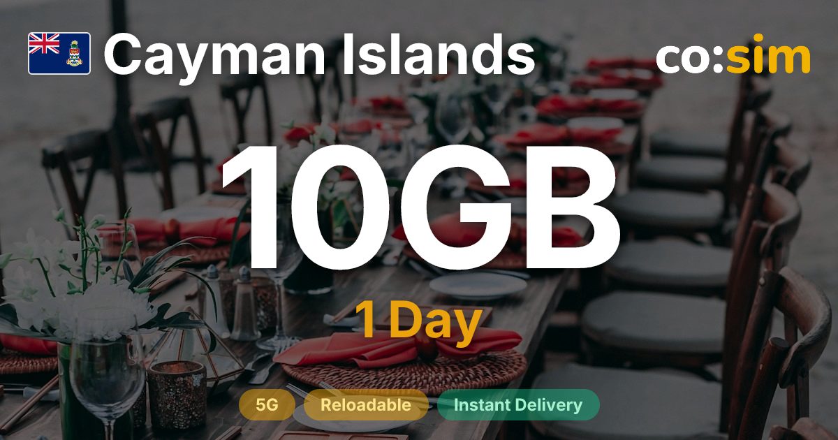 케이맨 제도 eSIM — 10GB+∞