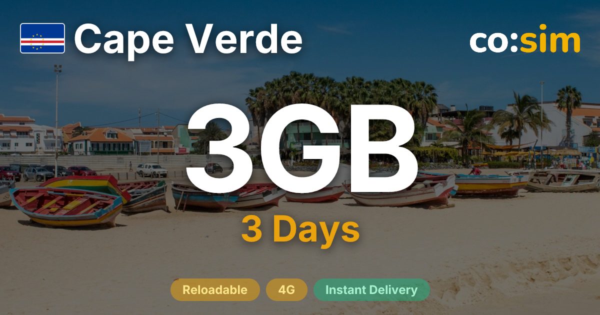 Cabo Verde eSIM — 3GB