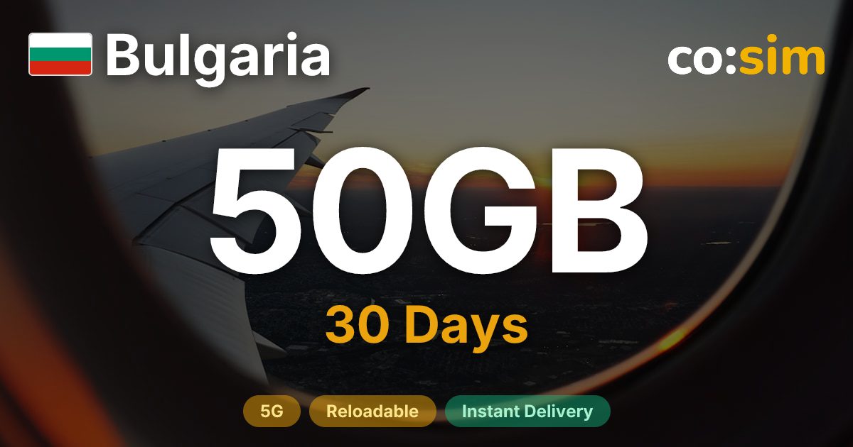 Bulgaria eSIM — 50GB