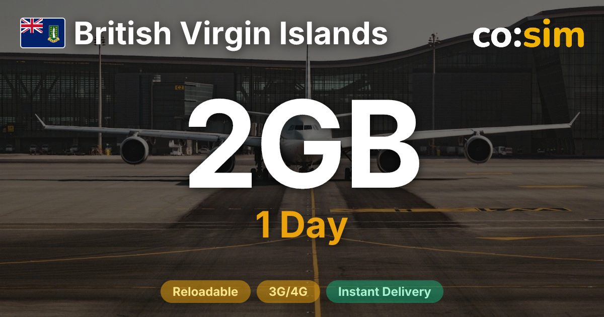 영국령 버진아일랜드 eSIM — 2GB+∞