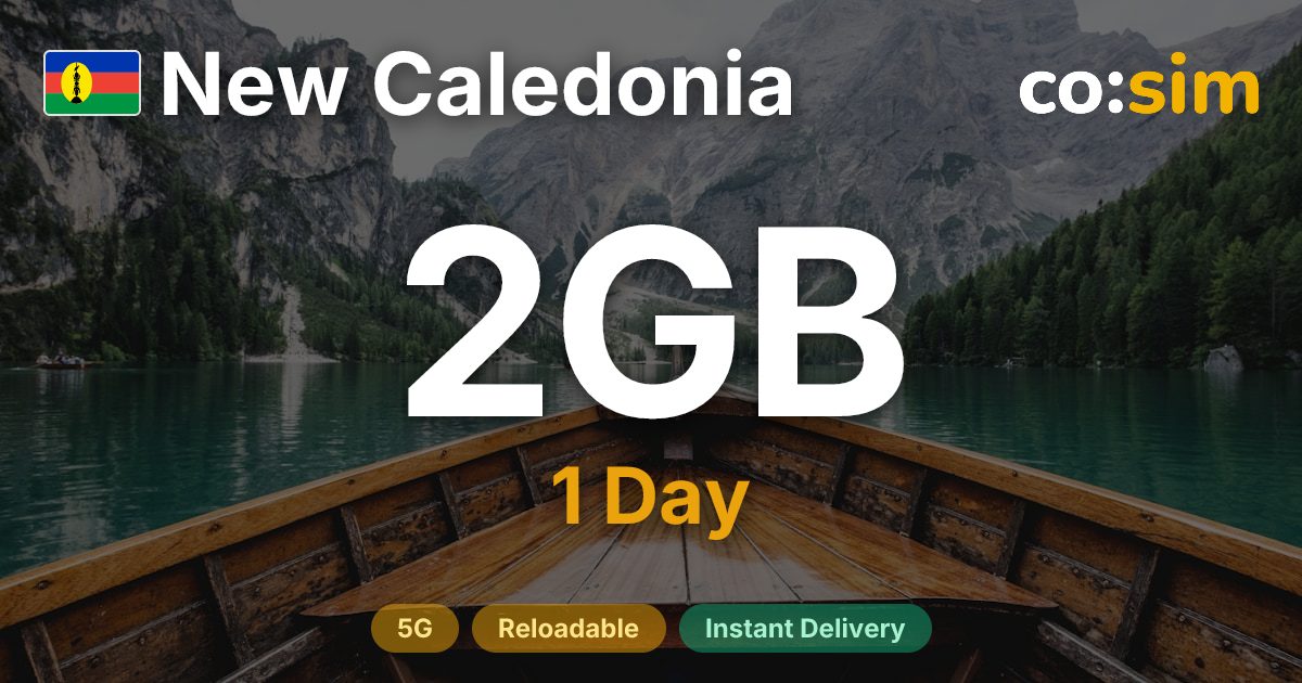 Nouvelle-Calédonie eSIM — 2GB+∞