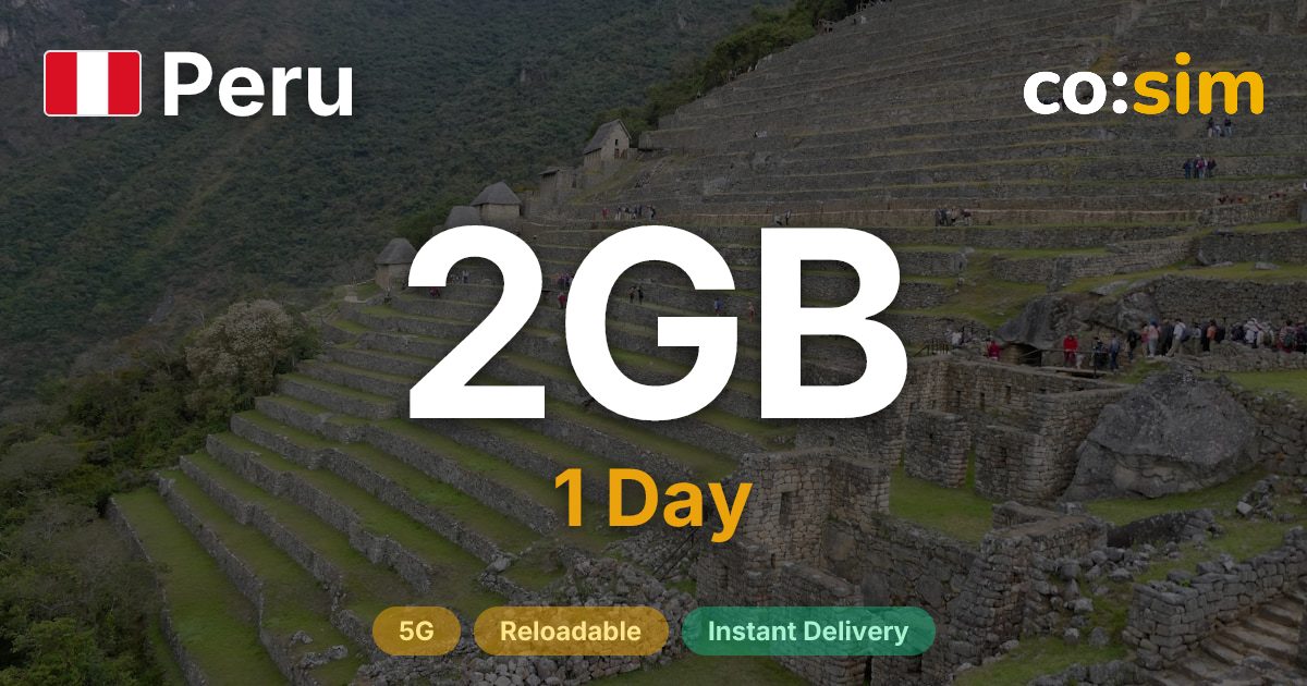 Peru eSIM — 2GB+∞