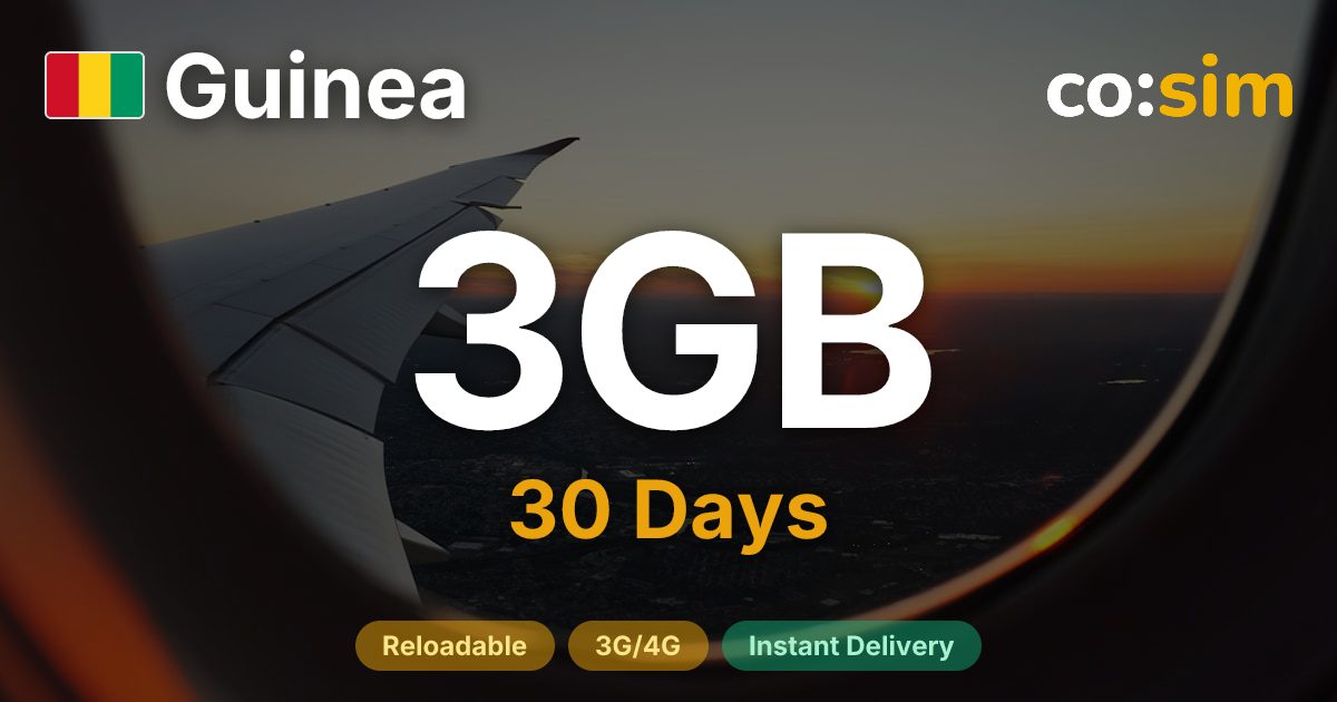 Guinea eSIM — 3GB