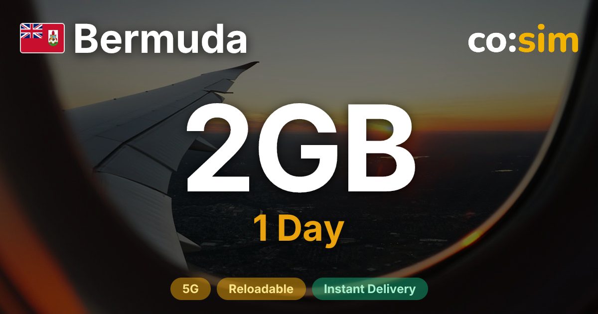 Bermudas eSIM — 2GB+∞