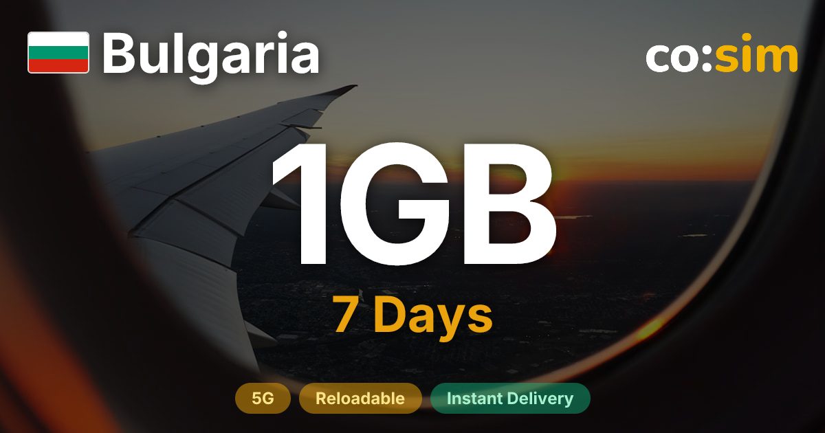 Bulgaria eSIM — 1GB