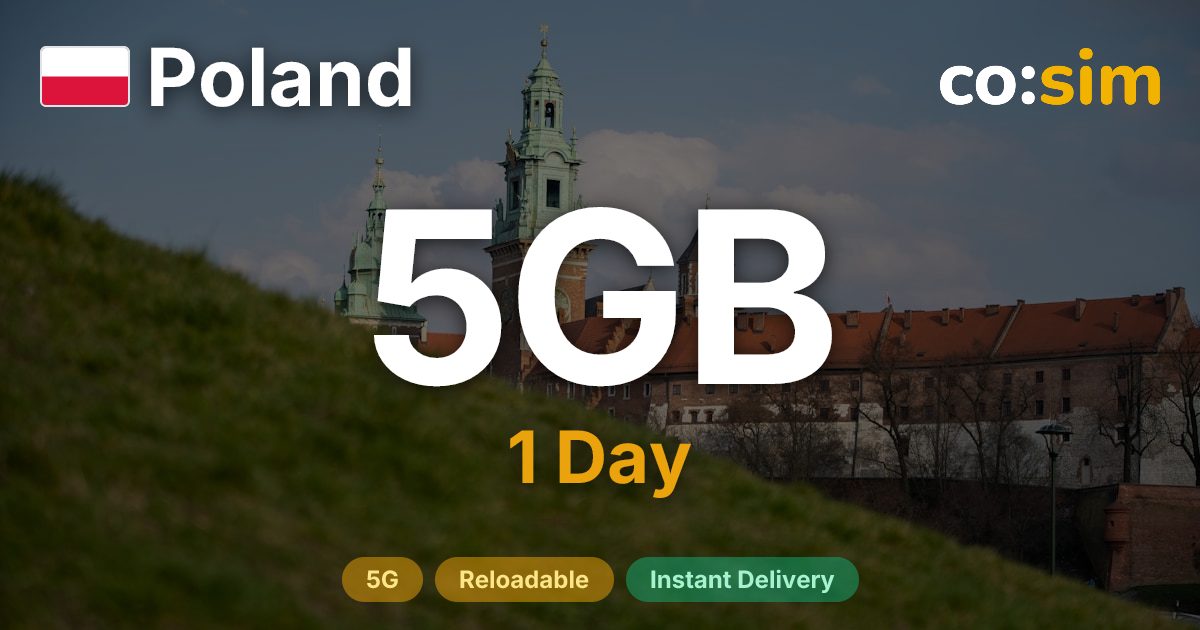 Poland eSIM — 5GB+∞