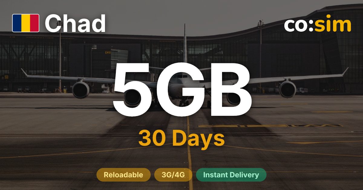 Chad eSIM — 5GB
