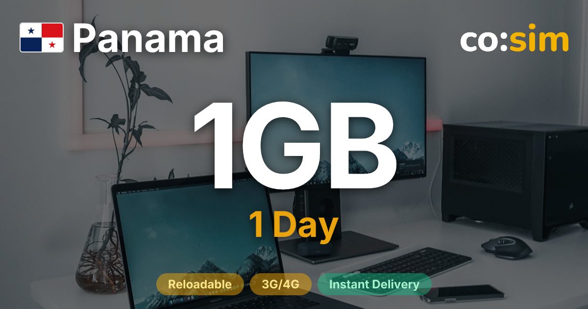 Panama eSIM — 1GB+∞