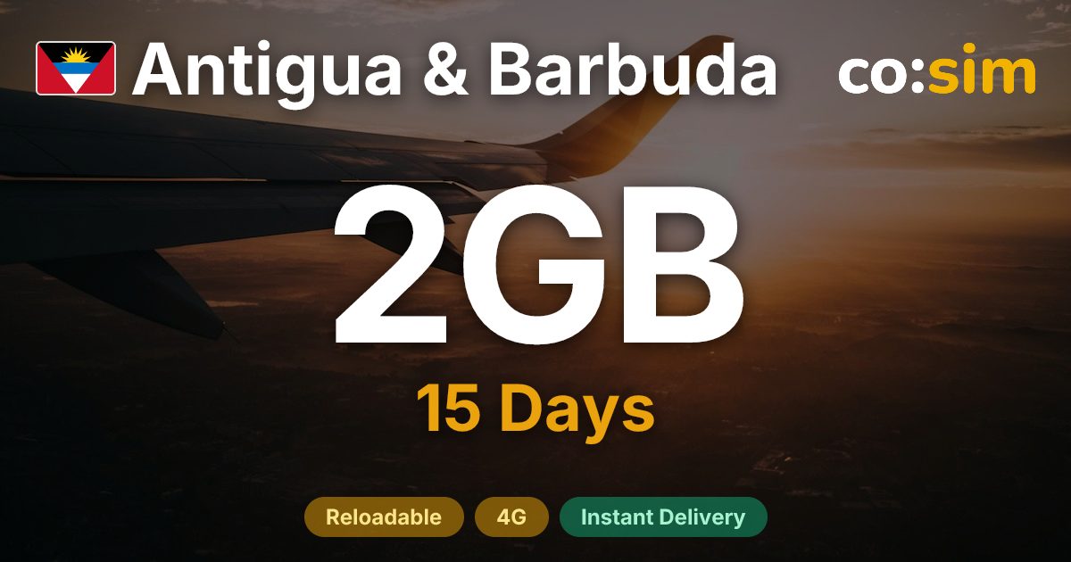 Antigua und Barbuda eSIM — 2GB