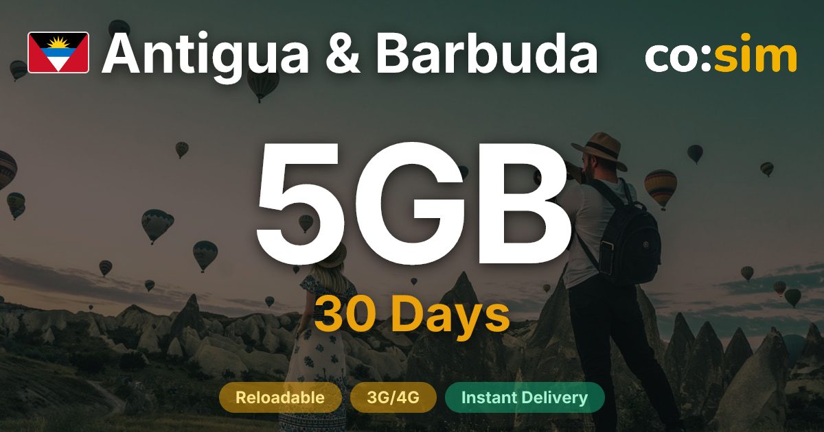 Antigua & Barbuda eSIM — 5GB