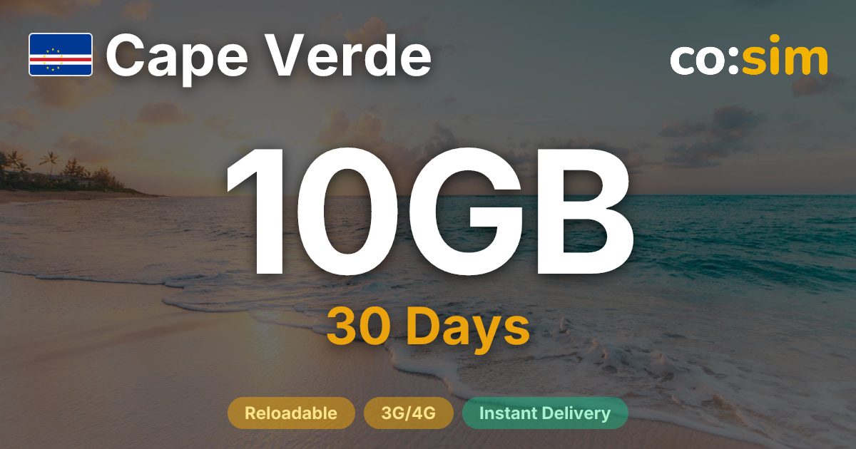 Cape Verde eSIM — 10GB