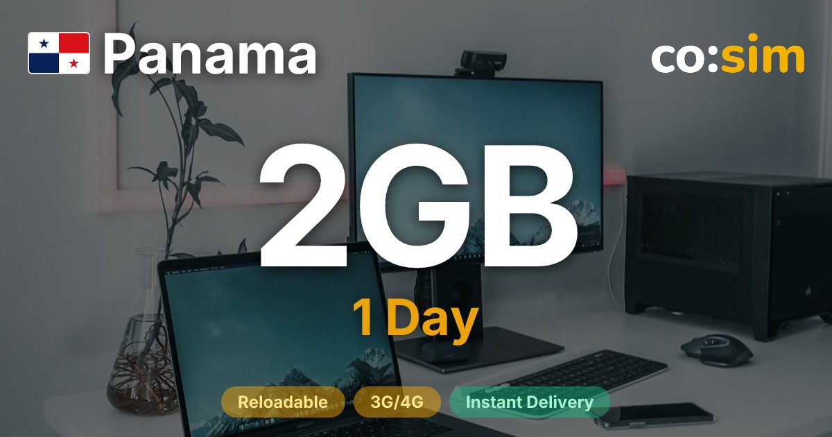 Panama eSIM — 2GB+∞