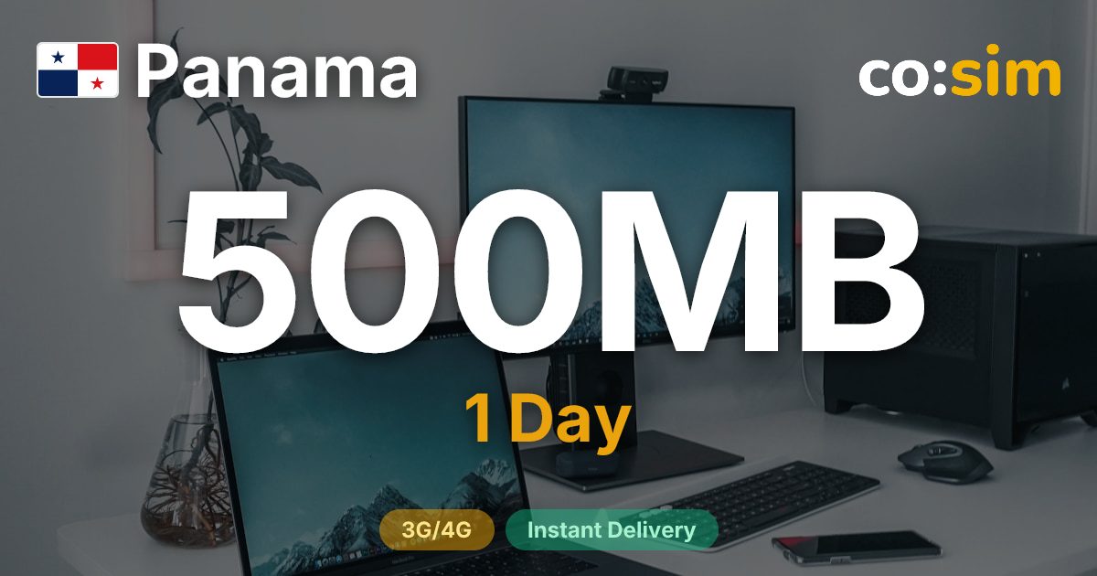 파나마 eSIM — 500MB+∞