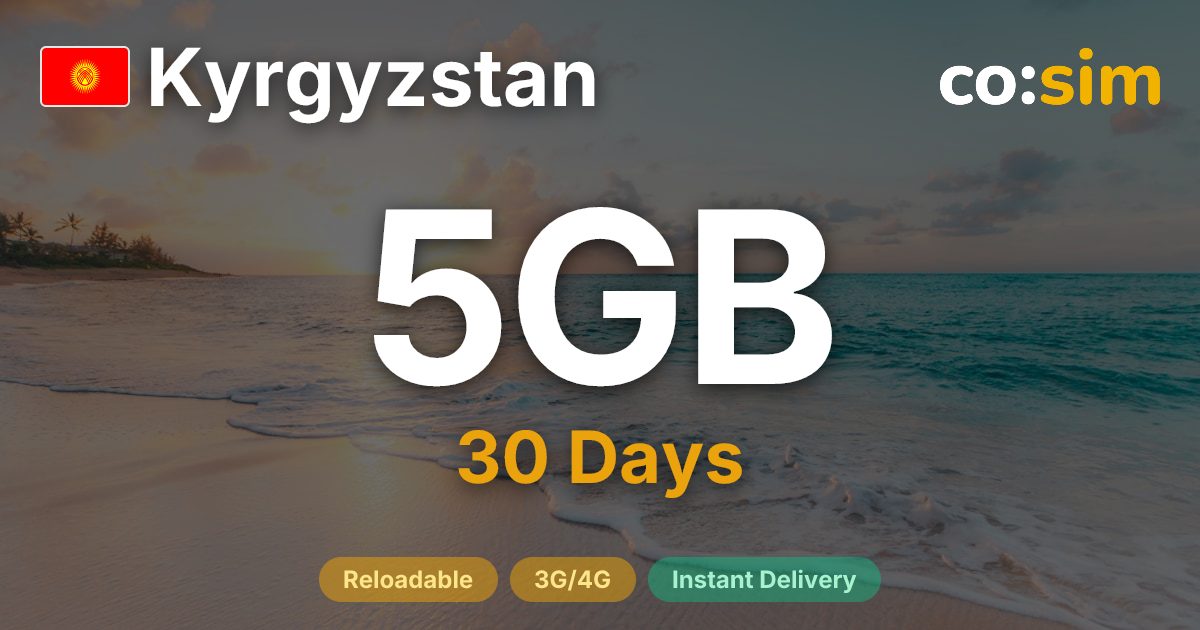 Kyrgyzstan eSIM — 5GB
