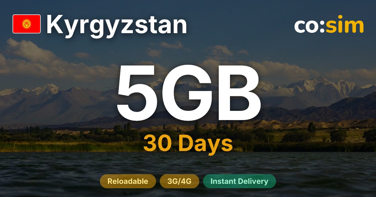 Kyrgyzstan eSIM — 5GB