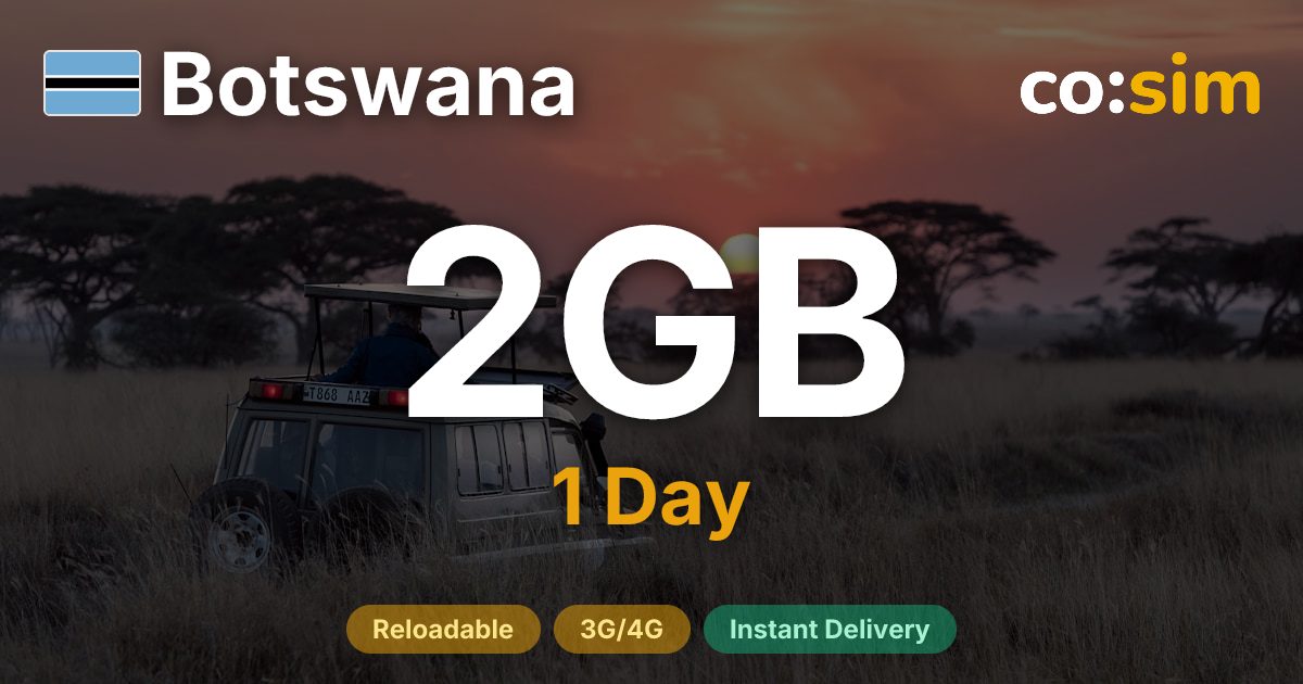 Botswana eSIM — 2GB+∞
