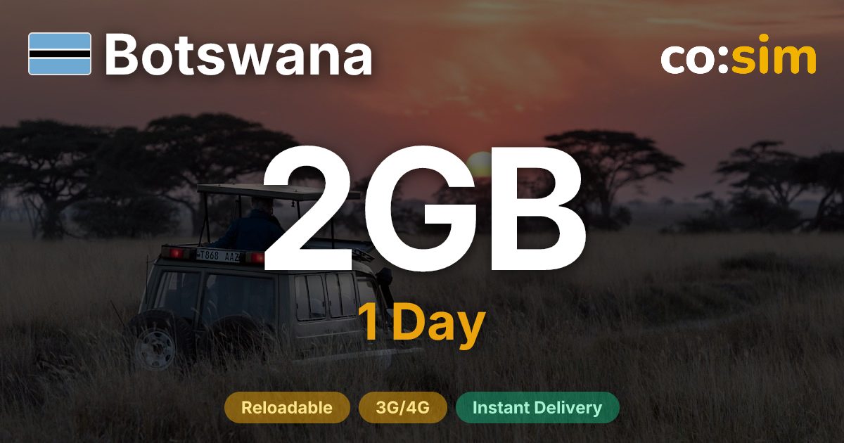 Botswana eSIM — 2GB+∞