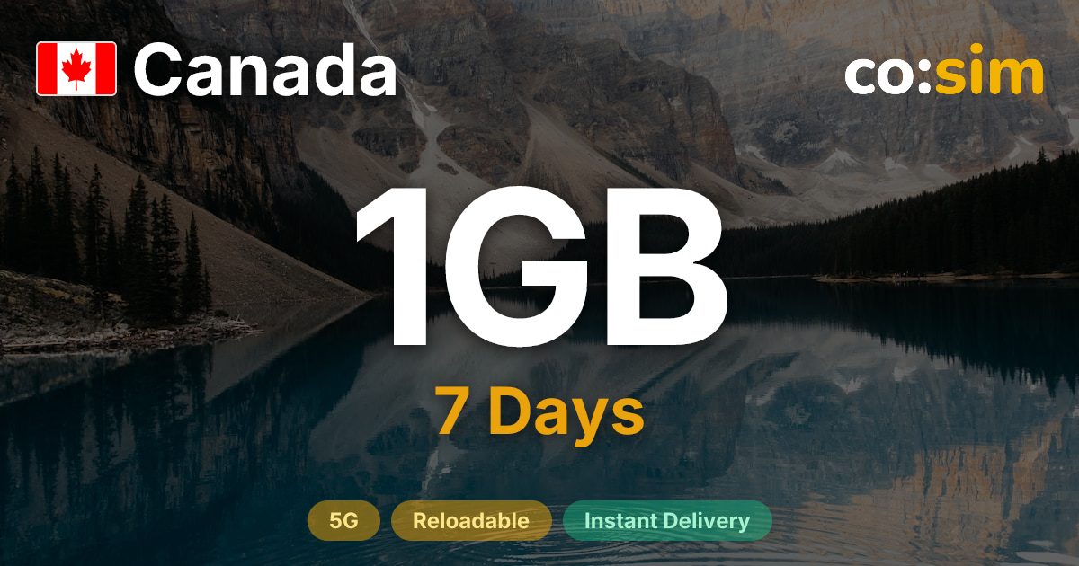 Canada eSIM — 1GB