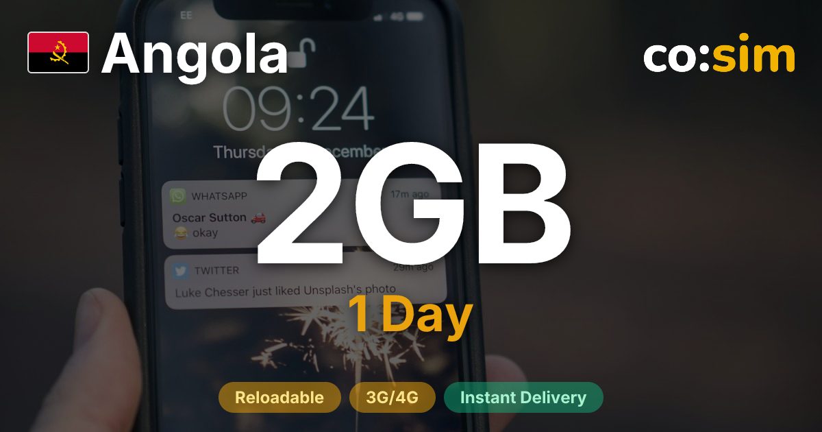 Angola eSIM — 2GB+∞